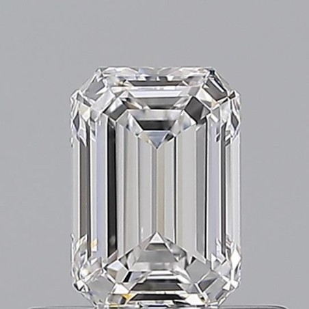 Diament szlif szmaragdowy, 0.5ct, VVS1, D, GIA 5546326724