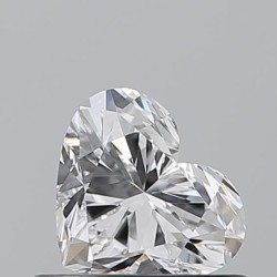 Diament serce, 0.53ct, VS1, E, GIA 2536591142