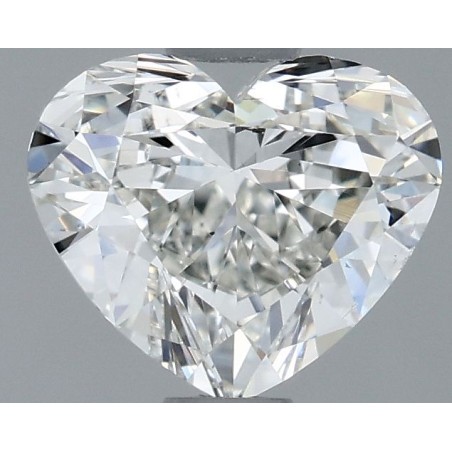 Diament serce, 0.8ct, SI1, I, GIA 7536356495