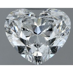Diament serce, 1ct, SI2, H, GIA 7546131105