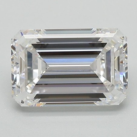 Diament laboratoryjny szlif szmaragdowy, 2.27ct, VVS1, E, IGI LG668430027