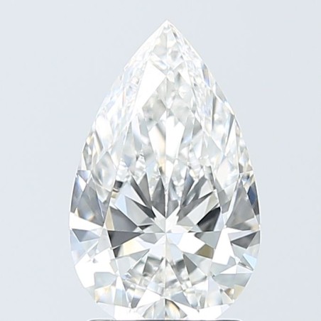 Diament laboratoryjny szlif gruszkowy, 2.1ct, VVS2, E, IGI LG740506936