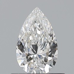 Diament szlif gruszkowy, 0.5ct, VVS2, E, GIA 2544459906