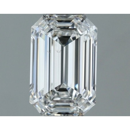 Diament szlif szmaragdowy, 0.7ct, VS2, F, GIA 6545203201