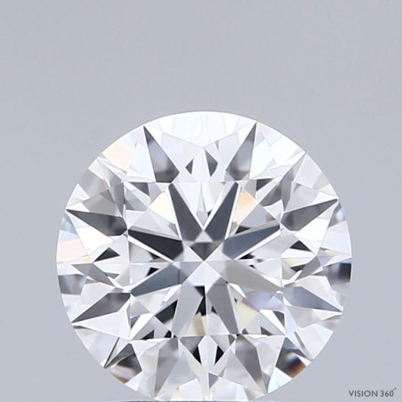 Diament laboratoryjny szlif okrągły, 2.01ct, VVS2, E, IGI LG760548221