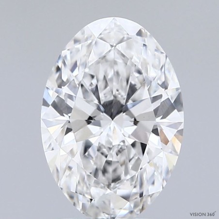 Diament laboratoryjny szlif owalny, 2.01ct, VVS2, E, IGI LG760548243