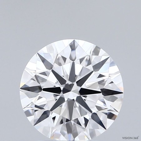 Diament laboratoryjny szlif okrągły, 2ct, VVS2, D, IGI LG760549451