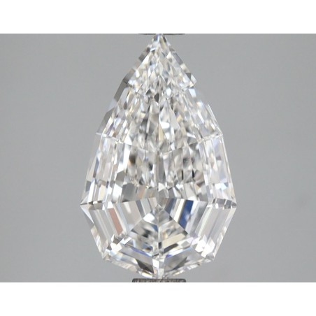 Diament laboratoryjny szlif gruszkowy, 2.54ct, VVS2, E, IGI LG760588760