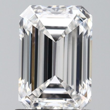 Diament laboratoryjny szlif szmaragdowy, 1.58ct, VVS2, E, IGI LG629495827