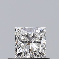 Diament szlif princess, 0.5ct, VS2, H, GIA 6532307659