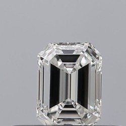 Diament szlif szmaragdowy, 0.3ct, VVS2, E, GIA 7541415417