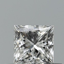 Diament szlif princess, 0.4ct, VVS1, E, GIA 7546199711
