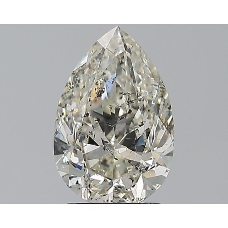Diament szlif gruszkowy, 2ct, SI2, H, HRD 220000119087