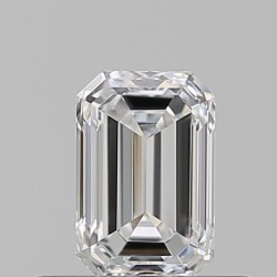 Diament szlif szmaragdowy, 0.5ct, VVS2, E, GIA 6542398722