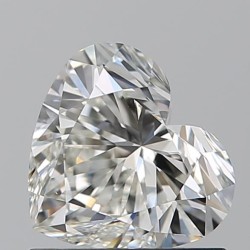 Diament serce, 0.93ct, VS1, I, GIA 6545425705