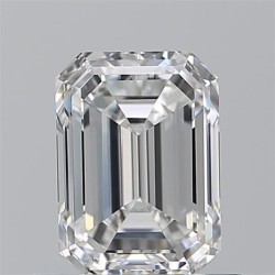 Diament szlif szmaragdowy, 0.9ct, VVS2, F, GIA 6542425794