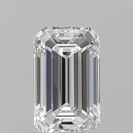 Diament szlif szmaragdowy, 0.5ct, VVS2, G, GIA 7541426215