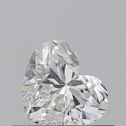 Diament serce, 0.5ct, VVS1, H, GIA 1533786563