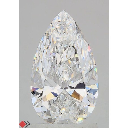 Diament laboratoryjny szlif gruszkowy, 1.51ct, VVS2, E, IGI LG760542935