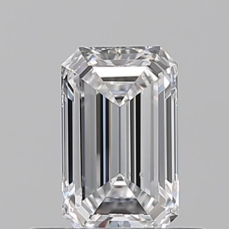 Diament szlif szmaragdowy, 0.5ct, SI1, D, GIA 1548425687