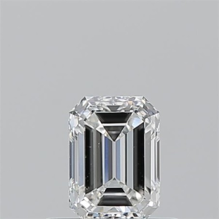 Diament szlif szmaragdowy, 0.5ct, VS2, F, GIA 6545397015