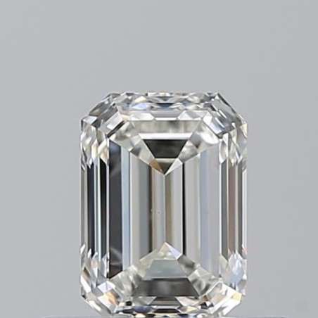 Diament szlif szmaragdowy, 0.5ct, SI1, H, GIA 3545409019