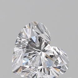 Diament serce, 0.57ct, VS2, D, GIA 2546395848