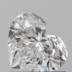 Diament serce, 0.93ct, VS1, E, GIA 7548428575