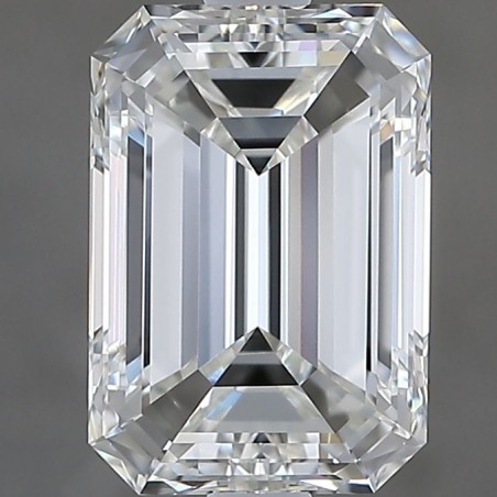 Diament szlif szmaragdowy, 1.8ct, VVS2, G, GIA 6532896725
