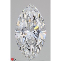 Diament laboratoryjny markiza, 2.33ct, IF, E, IGI LG726546562