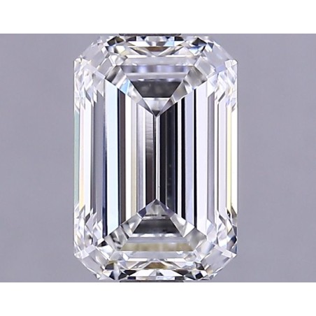 Diament laboratoryjny szlif szmaragdowy, 1.69ct, VVS2, E, IGI LG621450299