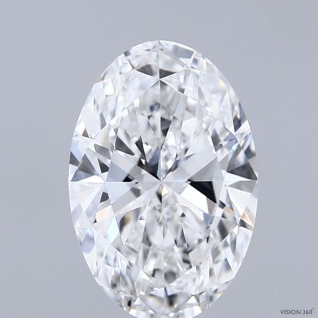 Diament laboratoryjny szlif owalny, 2.5ct, VVS2, D, IGI LG763648015