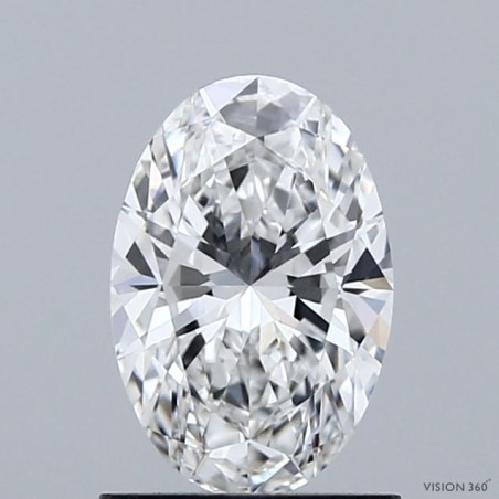 Diament laboratoryjny szlif owalny, 1.07ct, VVS2, E, IGI LG763648032
