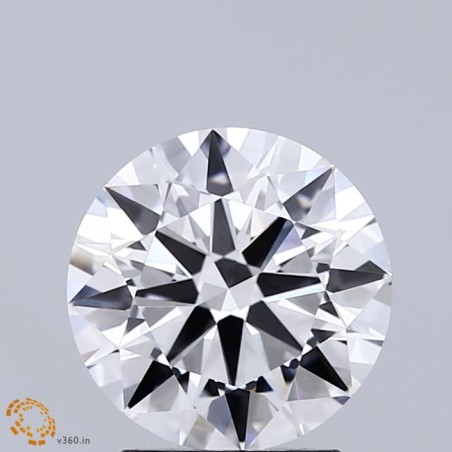 Diament laboratoryjny szlif okrągły, 2ct, VVS2, D, IGI LG763647764