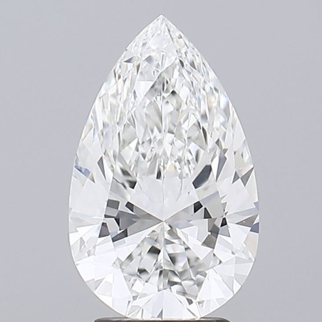 Diament laboratoryjny szlif gruszkowy, 3ct, VVS2, E, IGI LG761516676