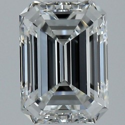 Diament szlif szmaragdowy, 1ct, VVS2, E, GIA 7522506867