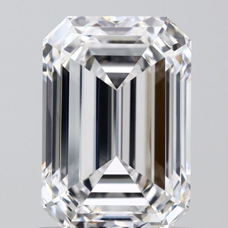 Diament laboratoryjny szlif szmaragdowy, 1.53ct, VVS2, D, IGI 636403290