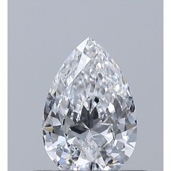 Diament szlif gruszkowy, 0.4ct, VVS2, D, GIA 6535020227