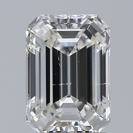 Diament szlif szmaragdowy, 1.5ct, SI2, I, GIA 6432383943