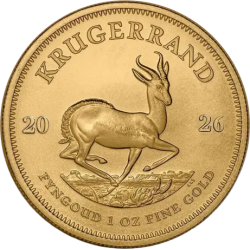 Złota moneta 1 uncja Krugerrand 2026 r