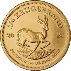 Złota moneta 1/4 uncji Krugerrand 2025 r
