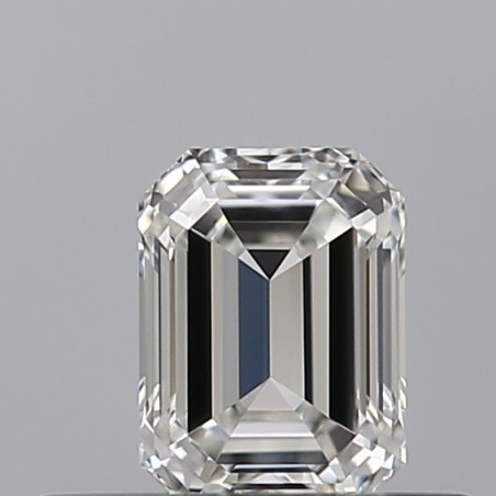 Diament szlif szmaragdowy, 0.4ct, VVS1, F, GIA 7548491502