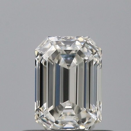 Diament szlif szmaragdowy, 0.5ct, VVS1, H, GIA 1545493076
