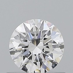 Diament szlif okrągły, 0.6ct, VVS2, D, GIA 2537832591