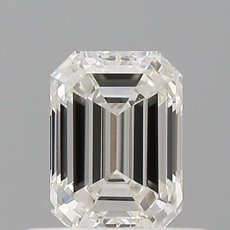 Diament szlif szmaragdowy, 0.5ct, VVS2, H, GIA 1533591481