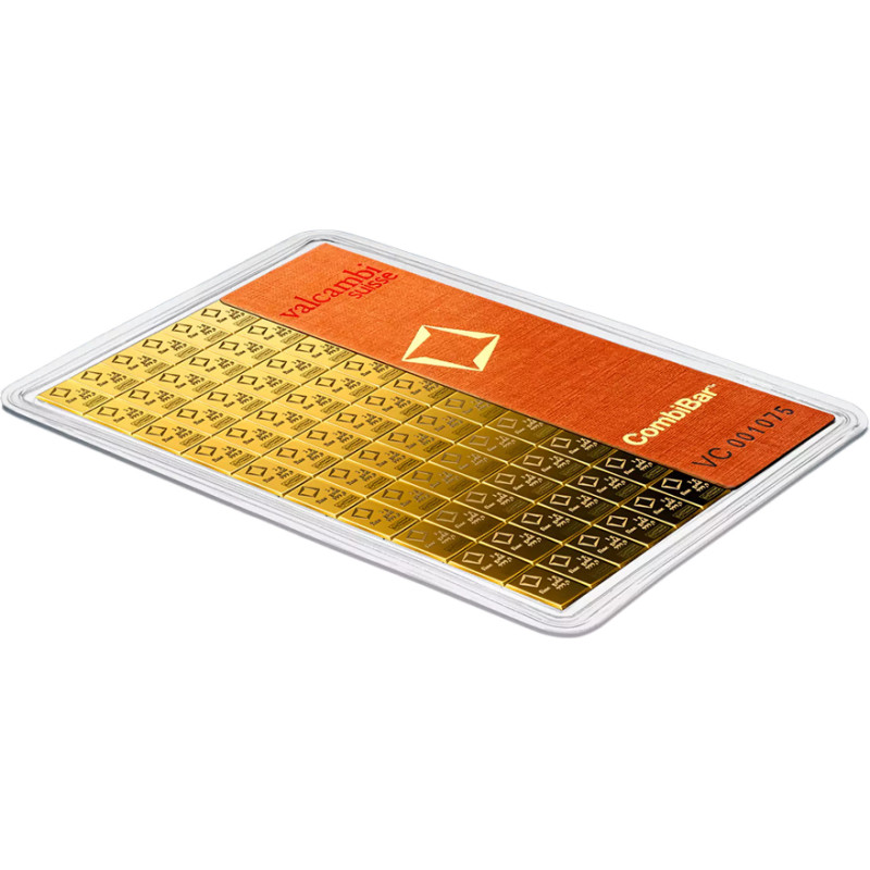 Sztabka złota 100 gramów VALCAMBI LBMA CombiBar