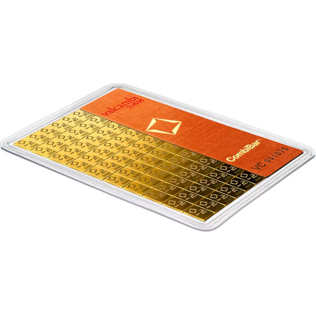 Sztabka złota 100 gramów VALCAMBI LBMA CombiBar