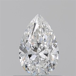 Diament szlif gruszkowy, 0.5ct, VS2, E, GIA 2536267235