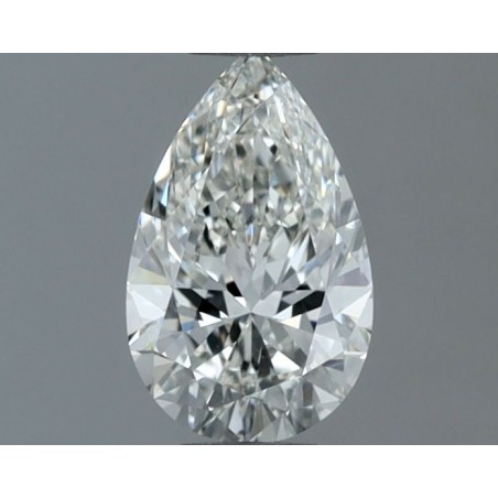 Diament szlif gruszkowy, 0.5ct, VVS2, H, GIA 5543352779