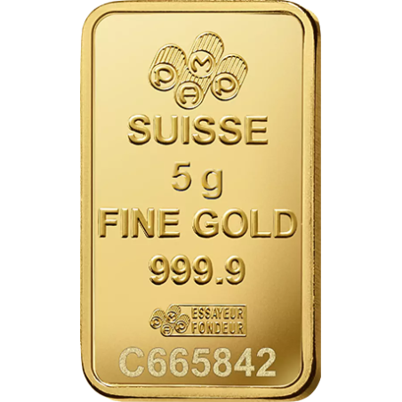 Sztabka Złota 5 gramów PAMP LBMA Sztabka Złota 5 gramów PAMP LBMA